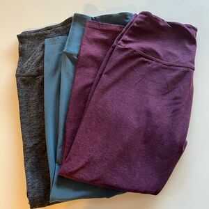 Set of 3 Beyond Yoga Spacedye Yoga leggings - Sz XL